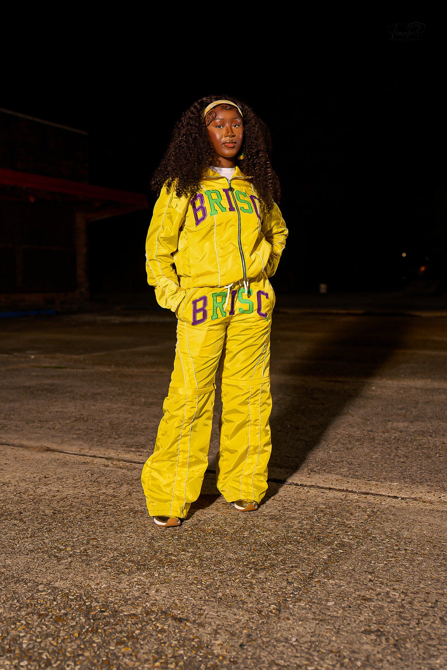 BRISC. Yellow Mardi Gras Set