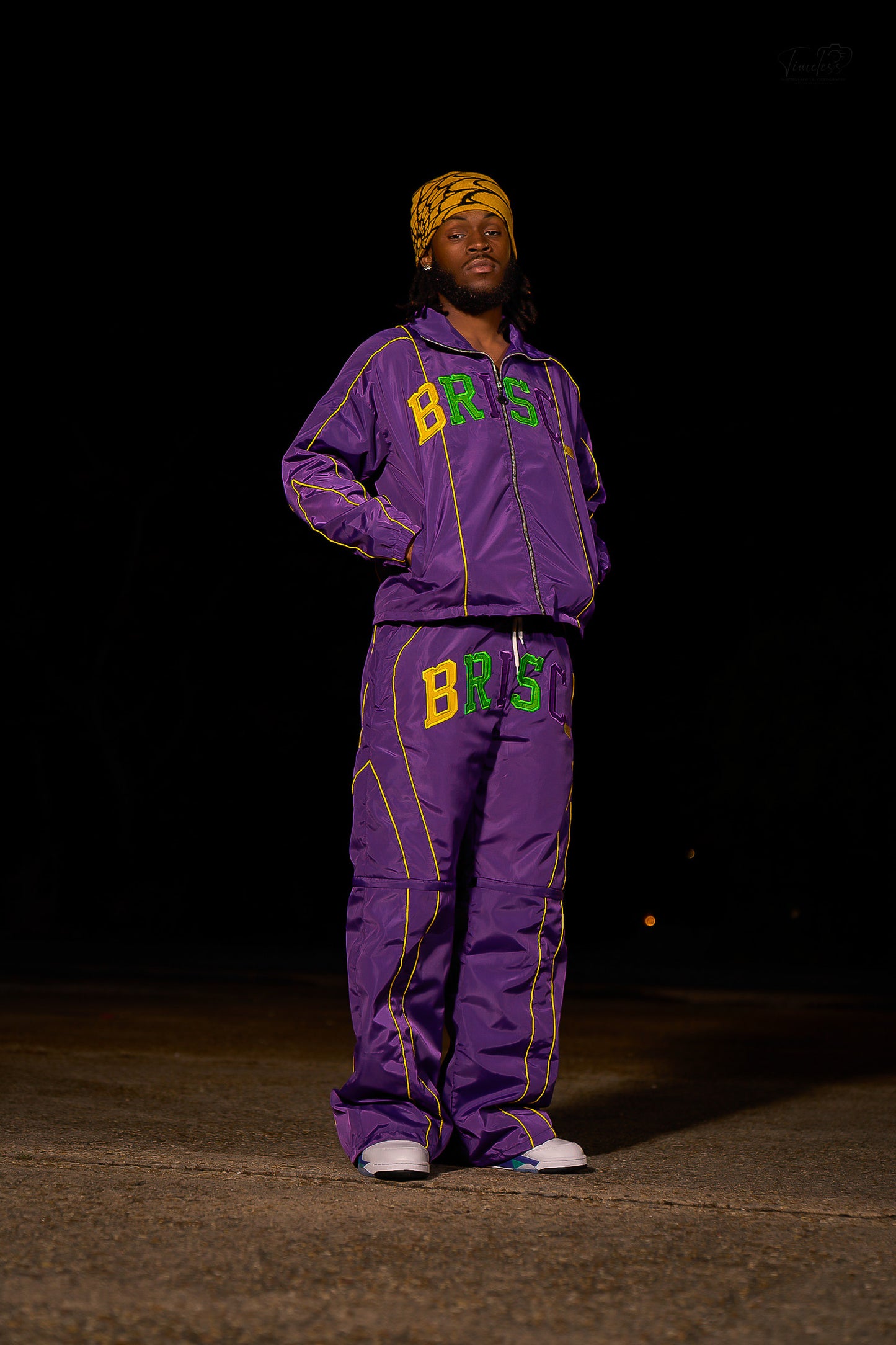 BRISC. Purple Mardi Gras Set