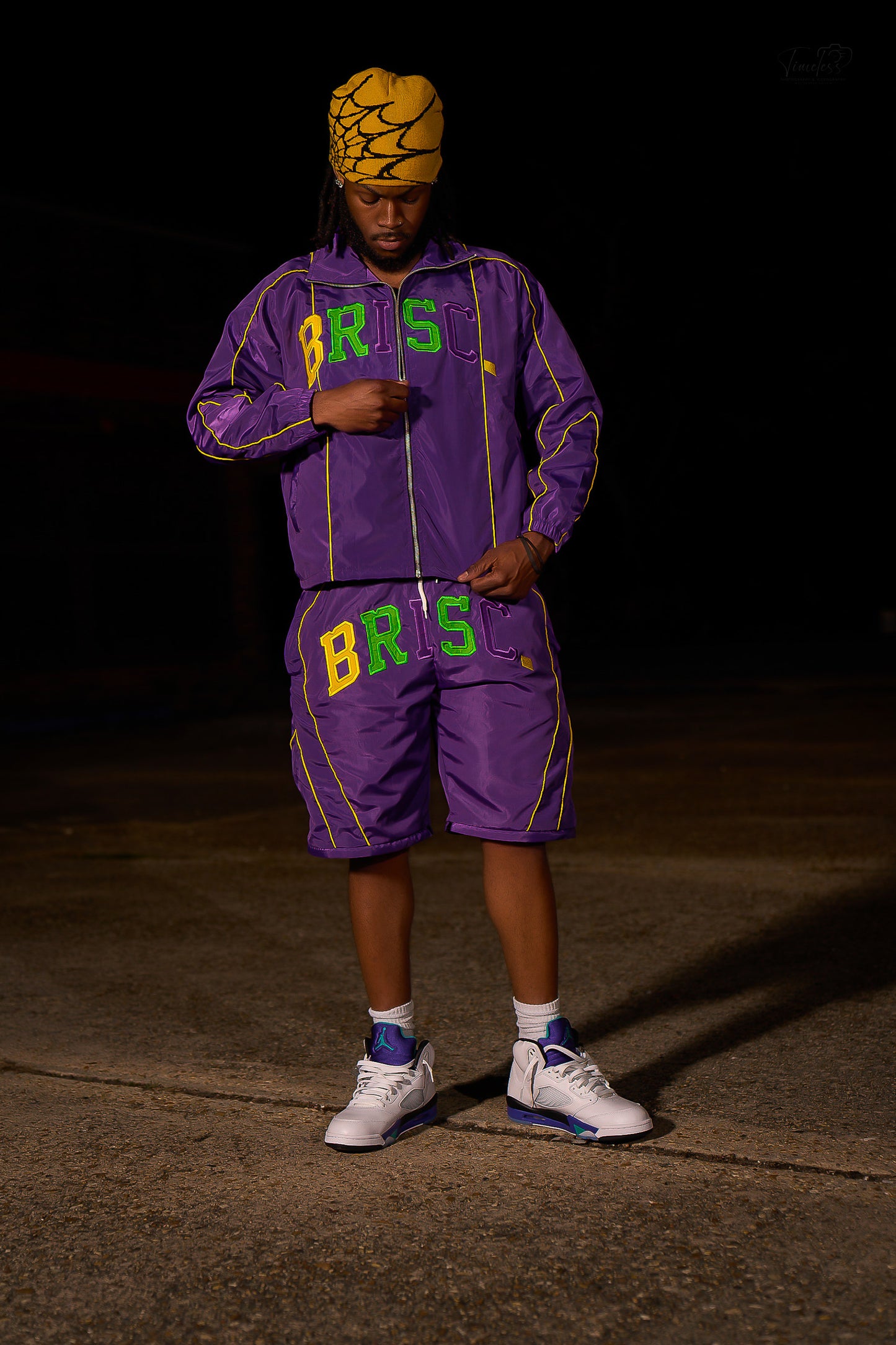 BRISC. Purple Mardi Gras Set